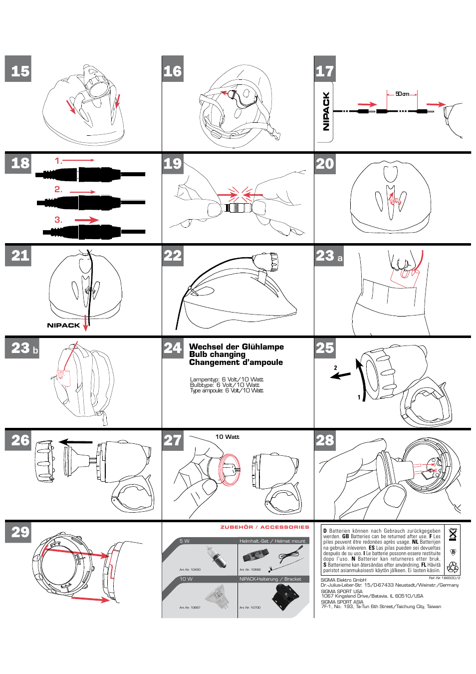 SIGMA Mirage Evo User Manual | Page 4 / 4