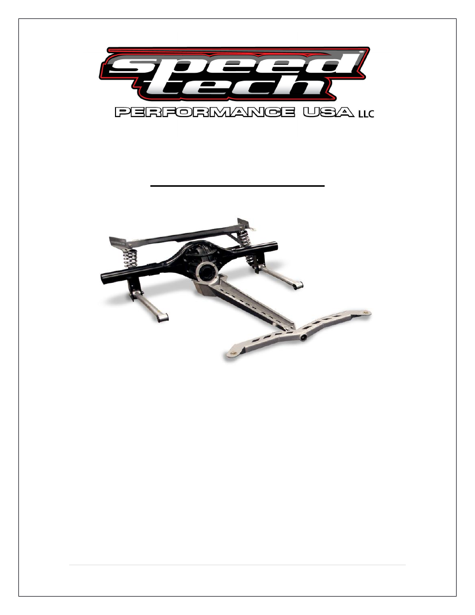 Speedtech 68-74 Nova Torque Arm User Manual | 20 pages