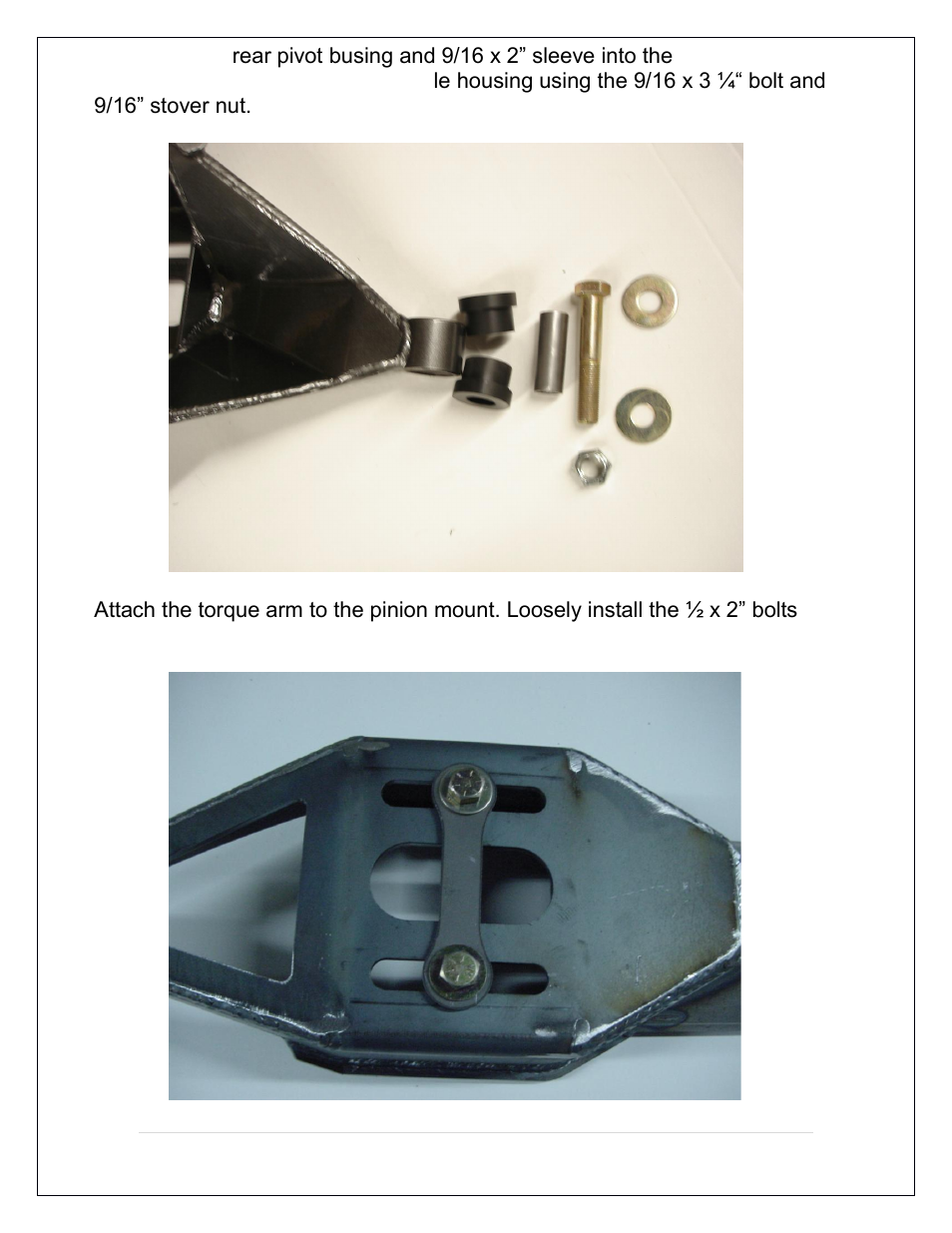 Speedtech 68-74 Nova Torque Arm User Manual | Page 15 / 20