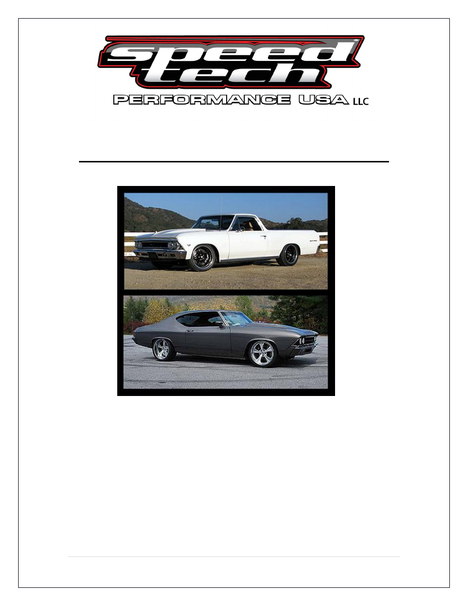 Speedtech A Body Rear Coilover User Manual | 16 pages