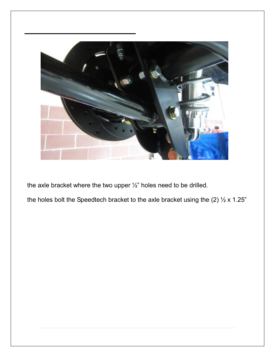 Speedtech A Body Rear Coilover User Manual | Page 7 / 16