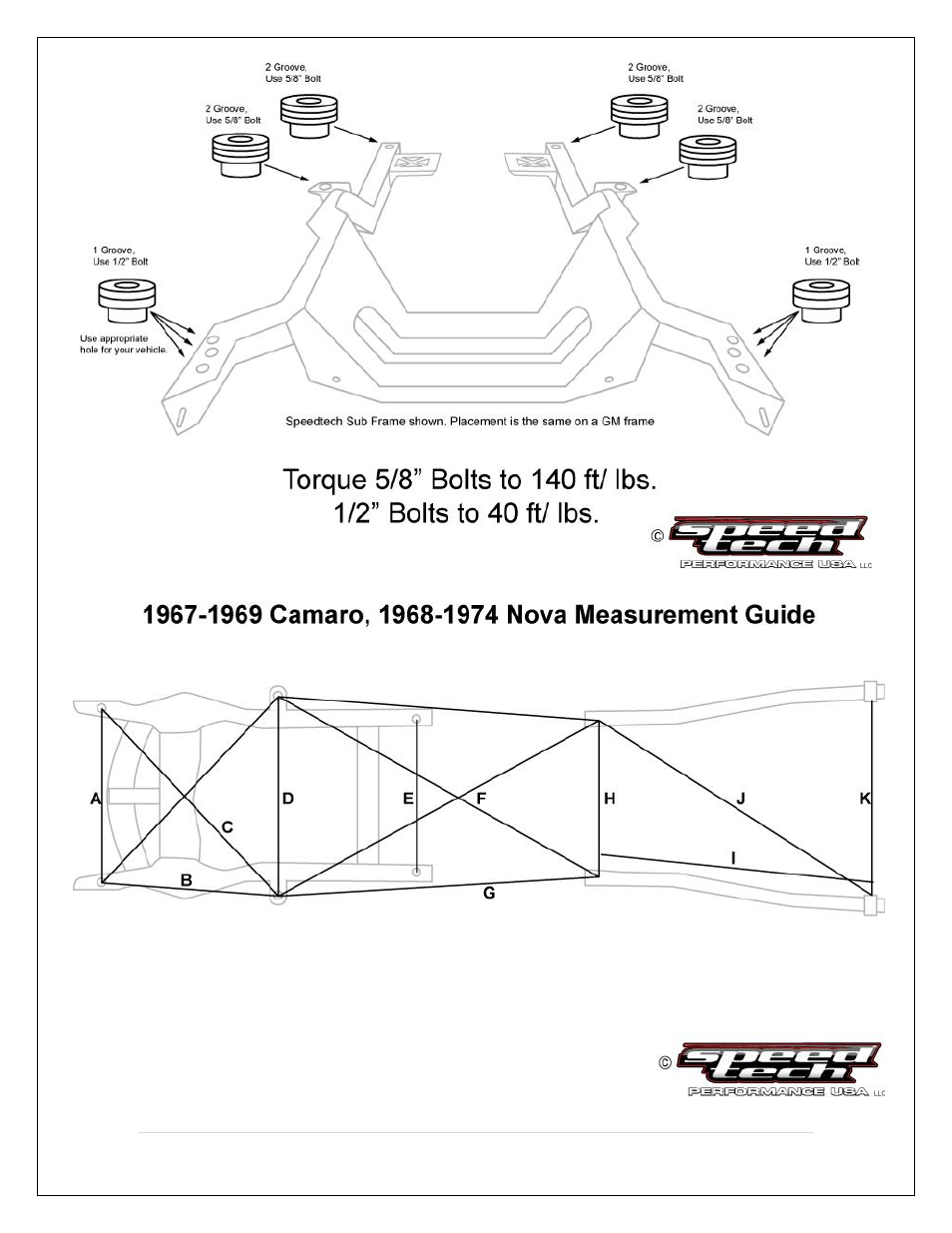Speedtech Billet Frame Mounts User Manual | Page 4 / 8