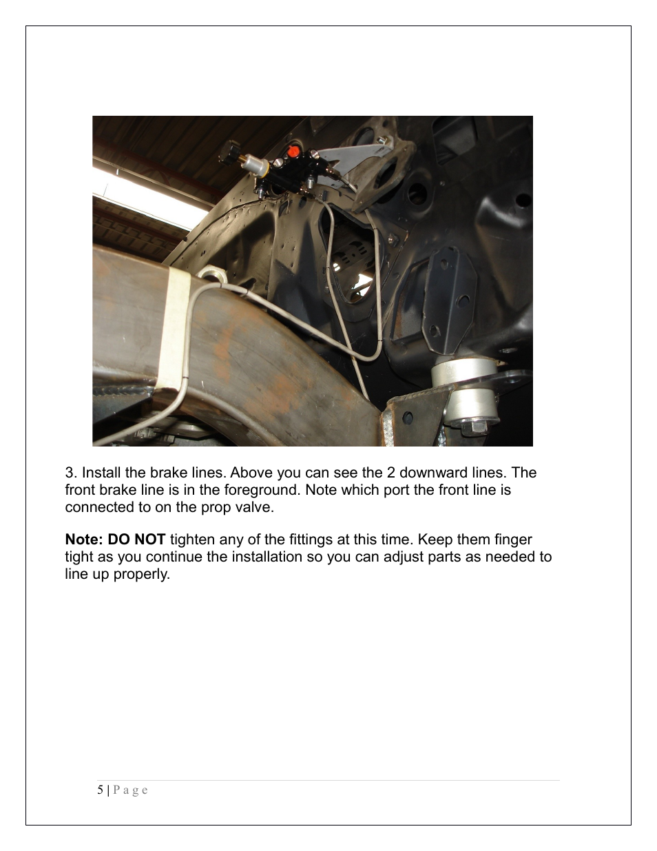 Speedtech Brake Line Kit User Manual | Page 5 / 12
