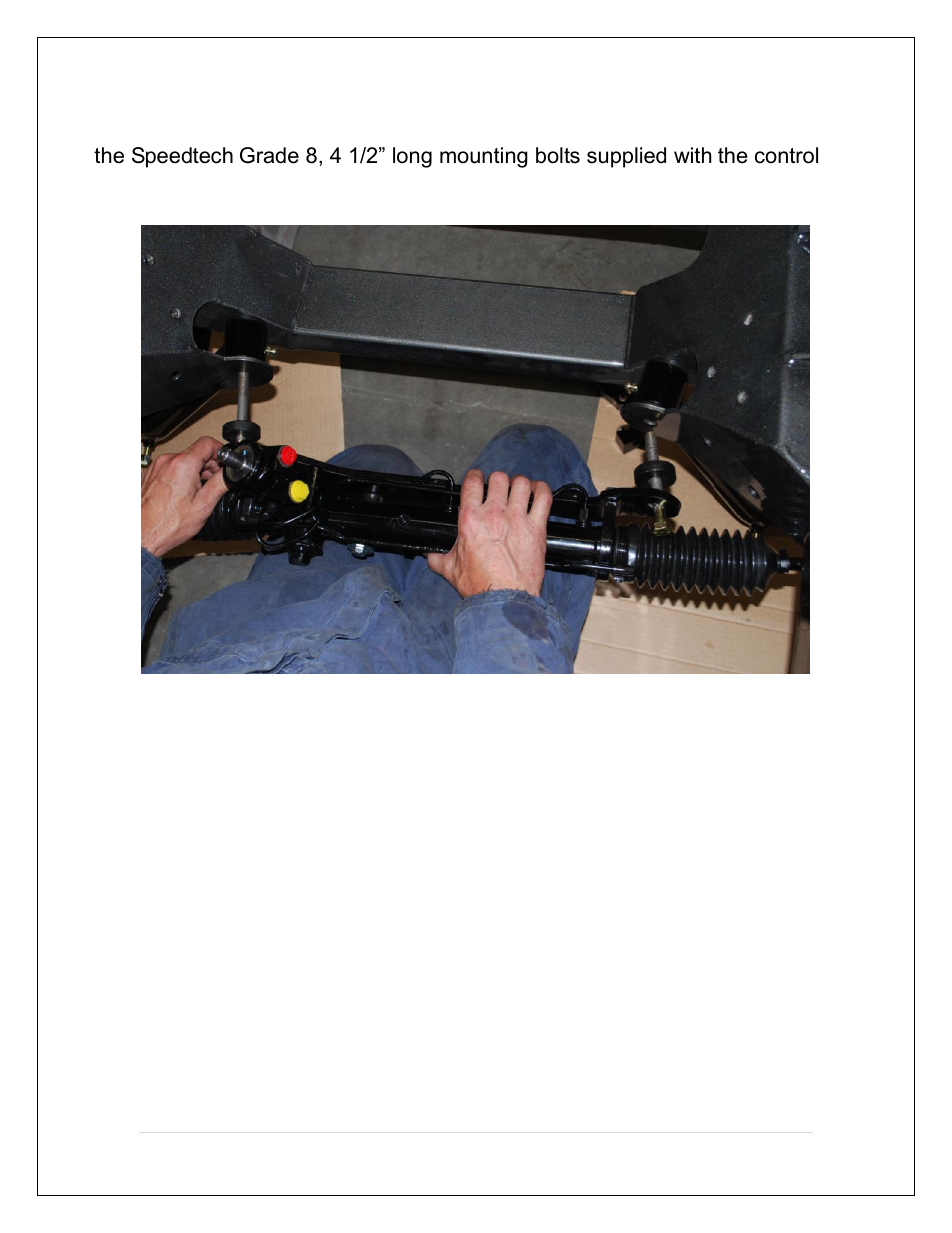 Speedtech Nova Subframe User Manual | Page 6 / 20