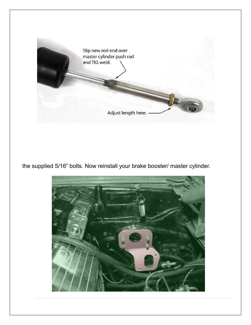 Speedtech Clutch Master Bracket User Manual | Page 3 / 8