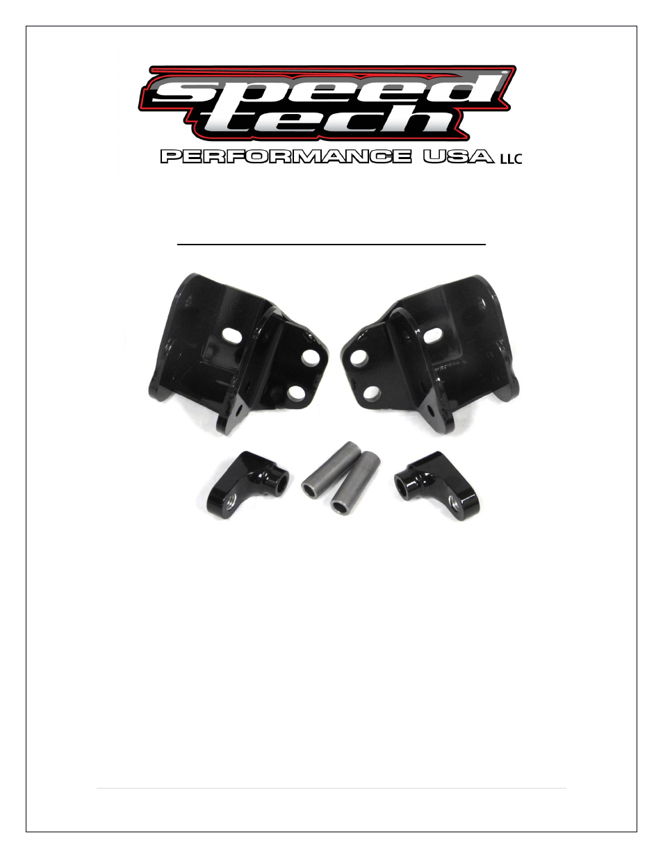 Speedtech G Body Rear Coilover User Manual | 8 pages