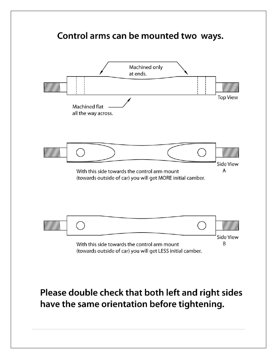 Speedtech Upper Control Arm User Manual | Page 3 / 8