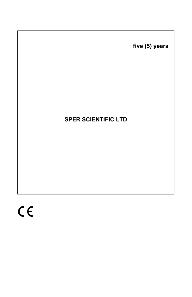 Sper Scientific 840034 Psychrometer - Anemometer User Manual | Page 23 / 24