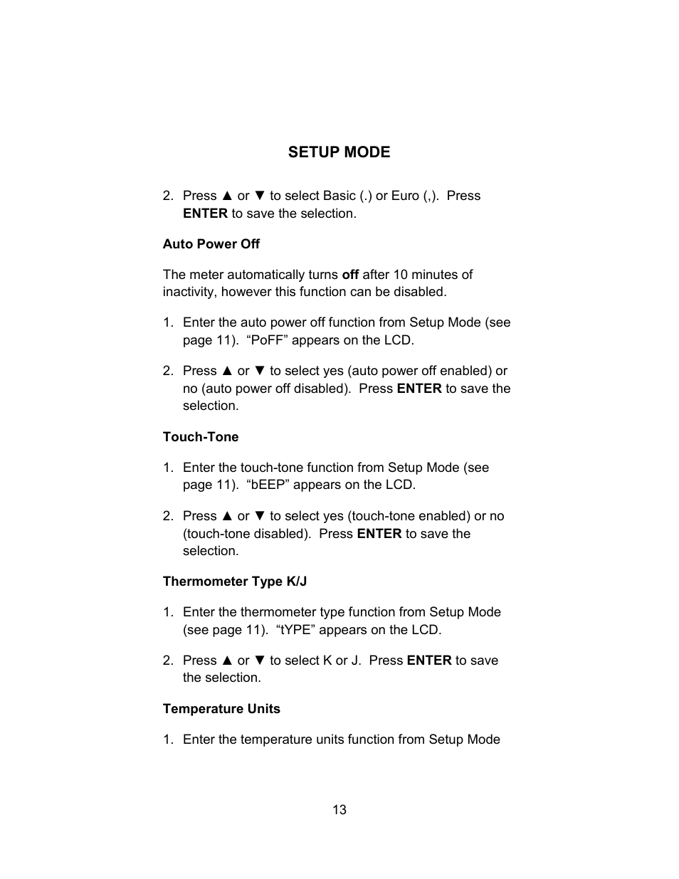 Sper Scientific 850023 Anemometer SD Card Logger User Manual | Page 13 / 32