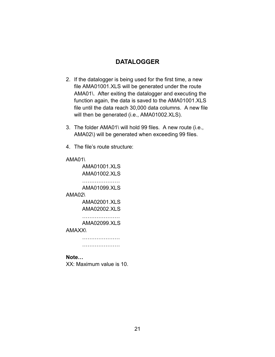 Sper Scientific 850023 Anemometer SD Card Logger User Manual | Page 21 / 32