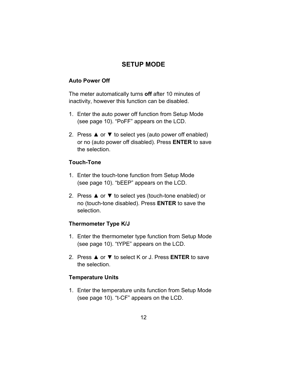 Sper Scientific 850024 Hot Wire Anemometer SD Card Logger User Manual | Page 12 / 32