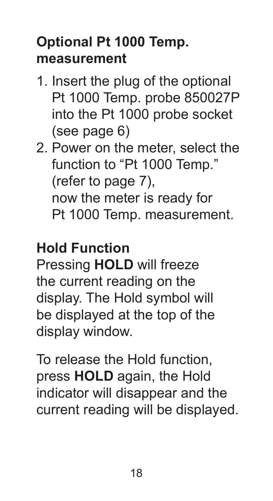Sper Scientific 850027 Mini Environmental Quality Meter User Manual | Page 18 / 28