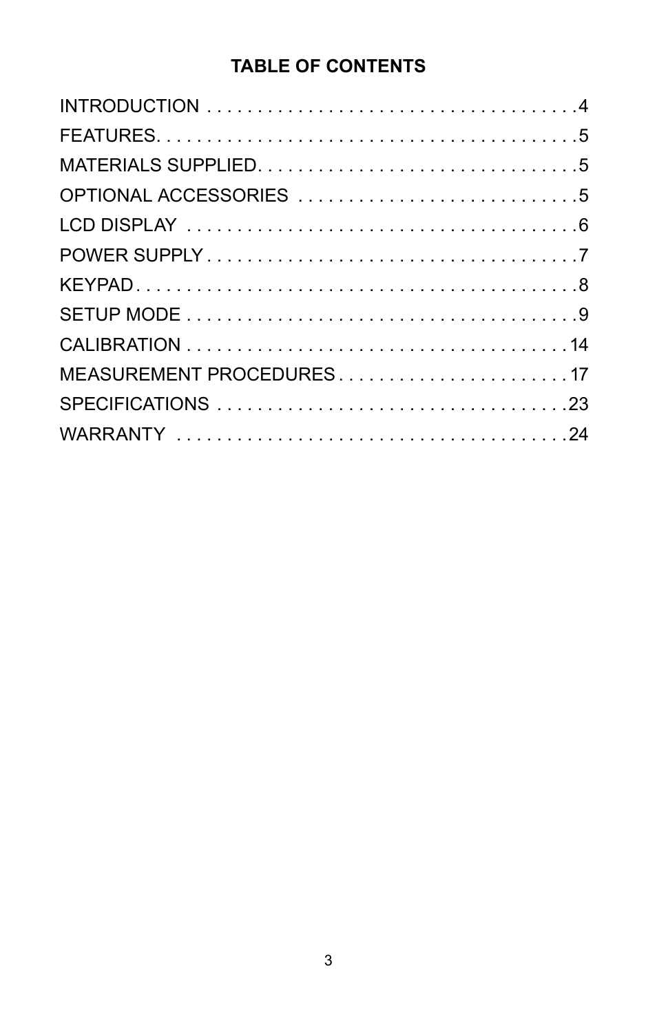 Sper Scientific 850034K AquaShock® Water Purity Kit User Manual | Page 3 / 24