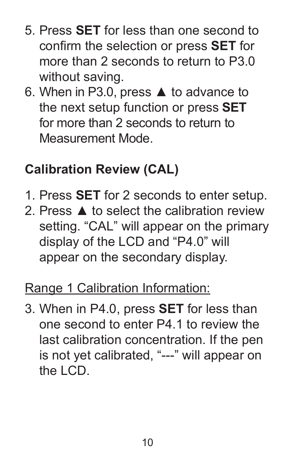 Sper Scientific 850037 Large Display Conductivity Pen User Manual | Page 10 / 56