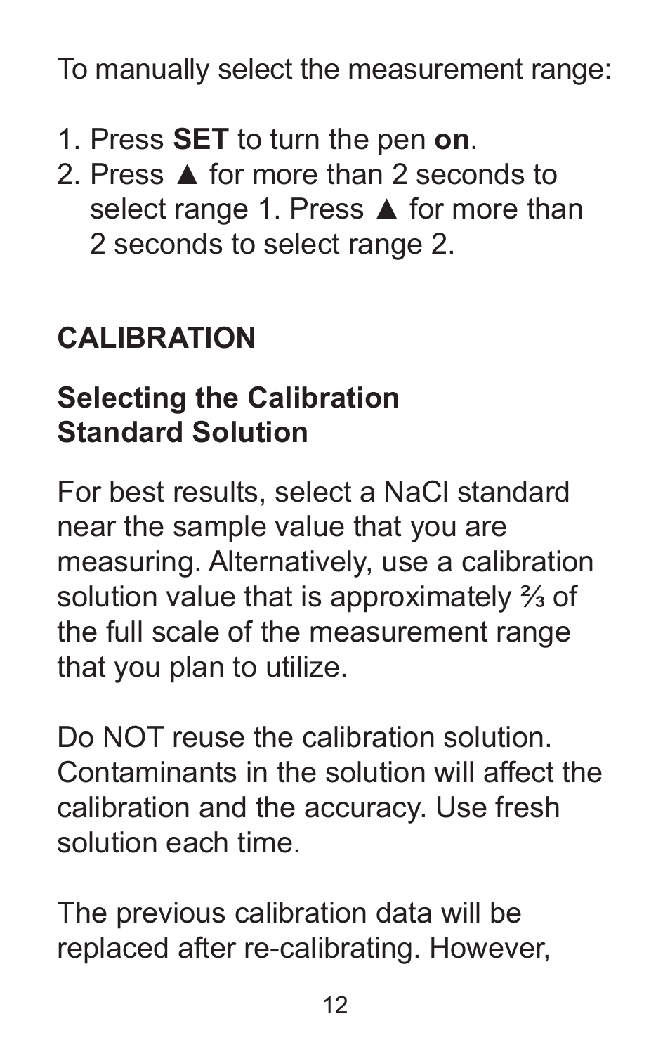 Sper Scientific 850037 Large Display Conductivity Pen User Manual | Page 12 / 56