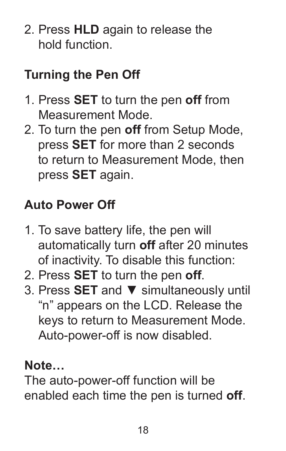 Sper Scientific 850037 Large Display Conductivity Pen User Manual | Page 18 / 56
