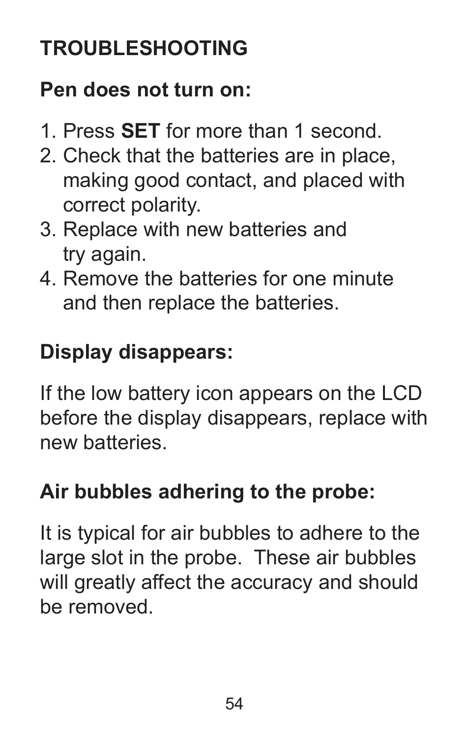 Sper Scientific 850037 Large Display Conductivity Pen User Manual | Page 54 / 56