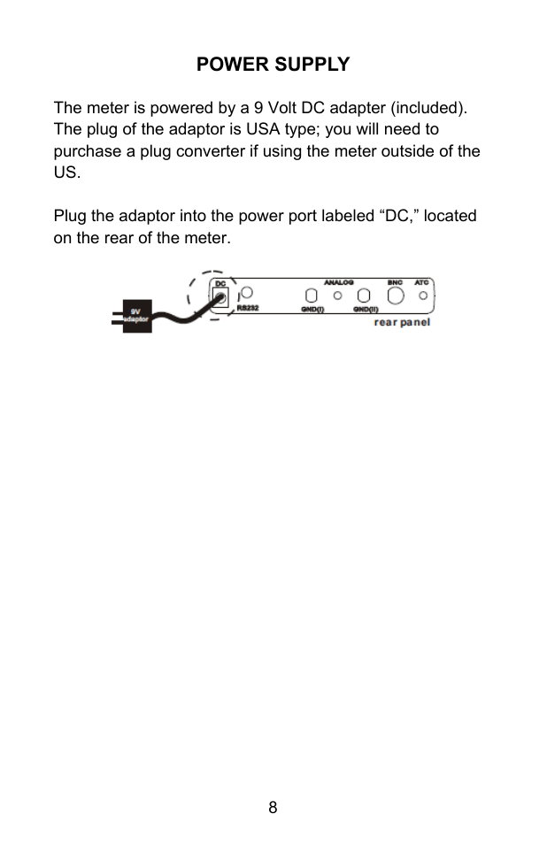 Sper Scientific 860031 pH - mV Bench-Top Meter User Manual | Page 8 / 72