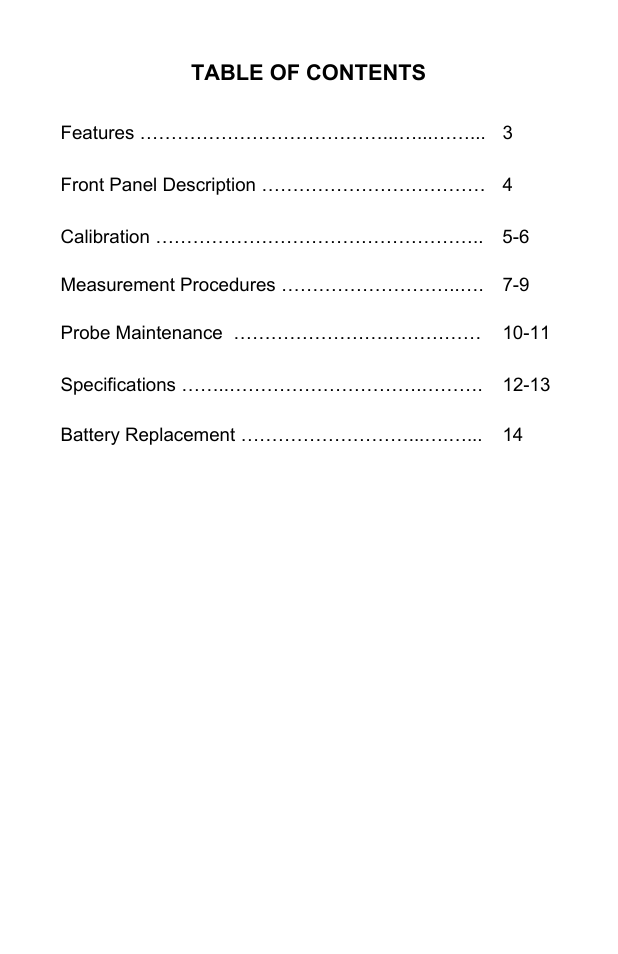 Sper Scientific 850045 Dissolved Oxygen - DO Pen User Manual | Page 2 / 16