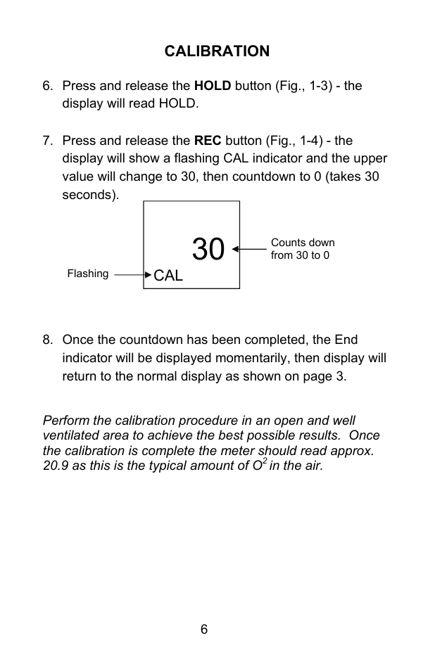 Sper Scientific 850045 Dissolved Oxygen - DO Pen User Manual | Page 6 / 16