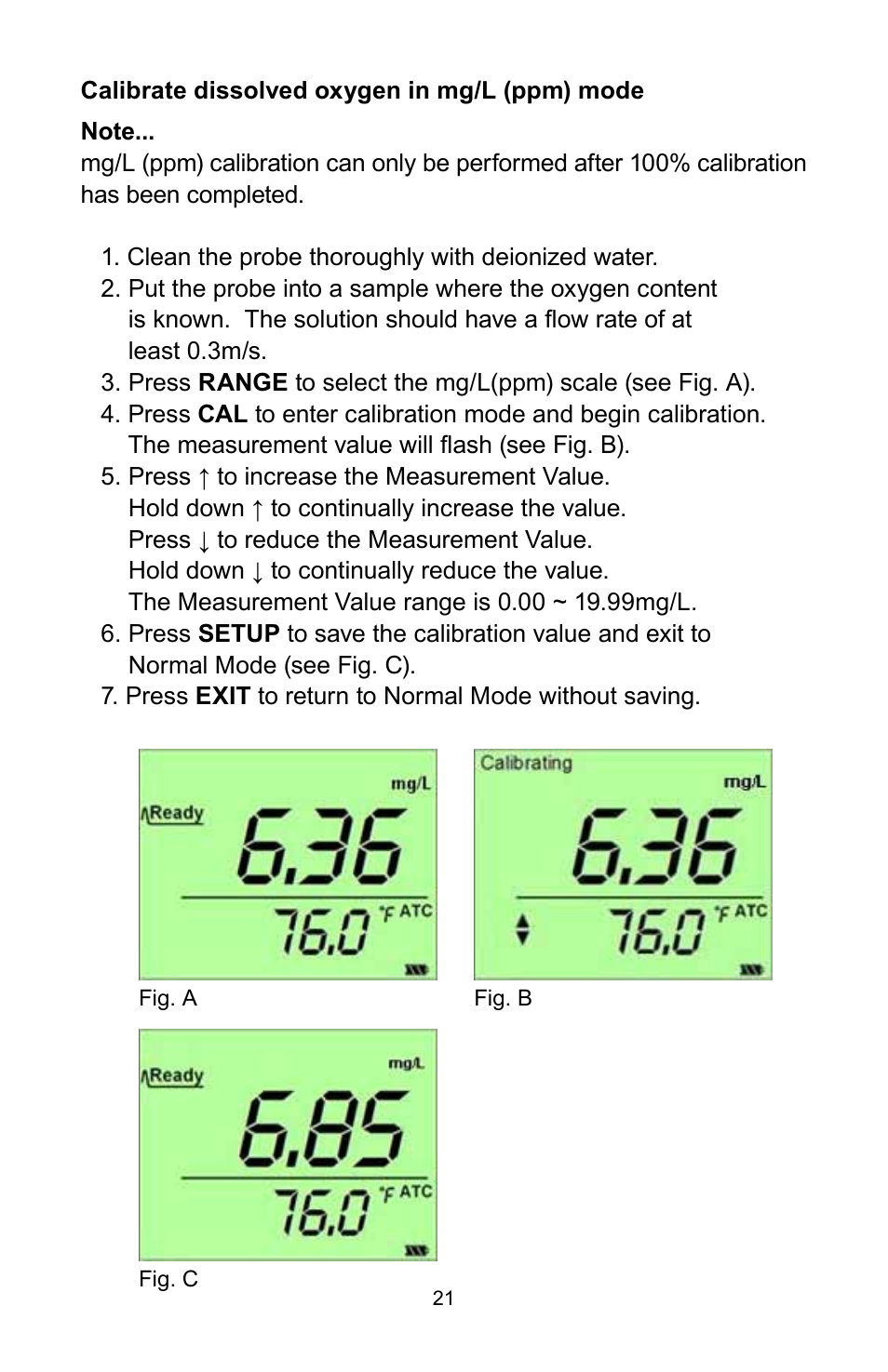 Sper Scientific 850046K AquaShock DO Kit User Manual | Page 21 / 28