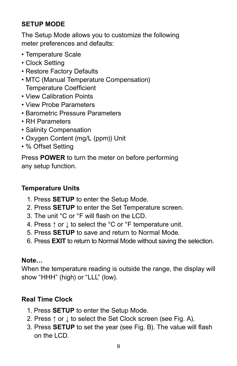 Sper Scientific 850046K AquaShock DO Kit User Manual | Page 9 / 28