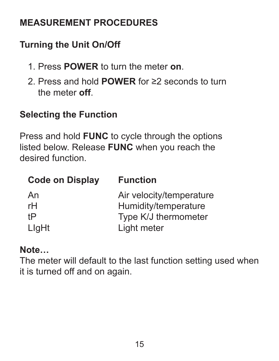 Sper Scientific 850071 Environmental Quality Meter User Manual | Page 15 / 36