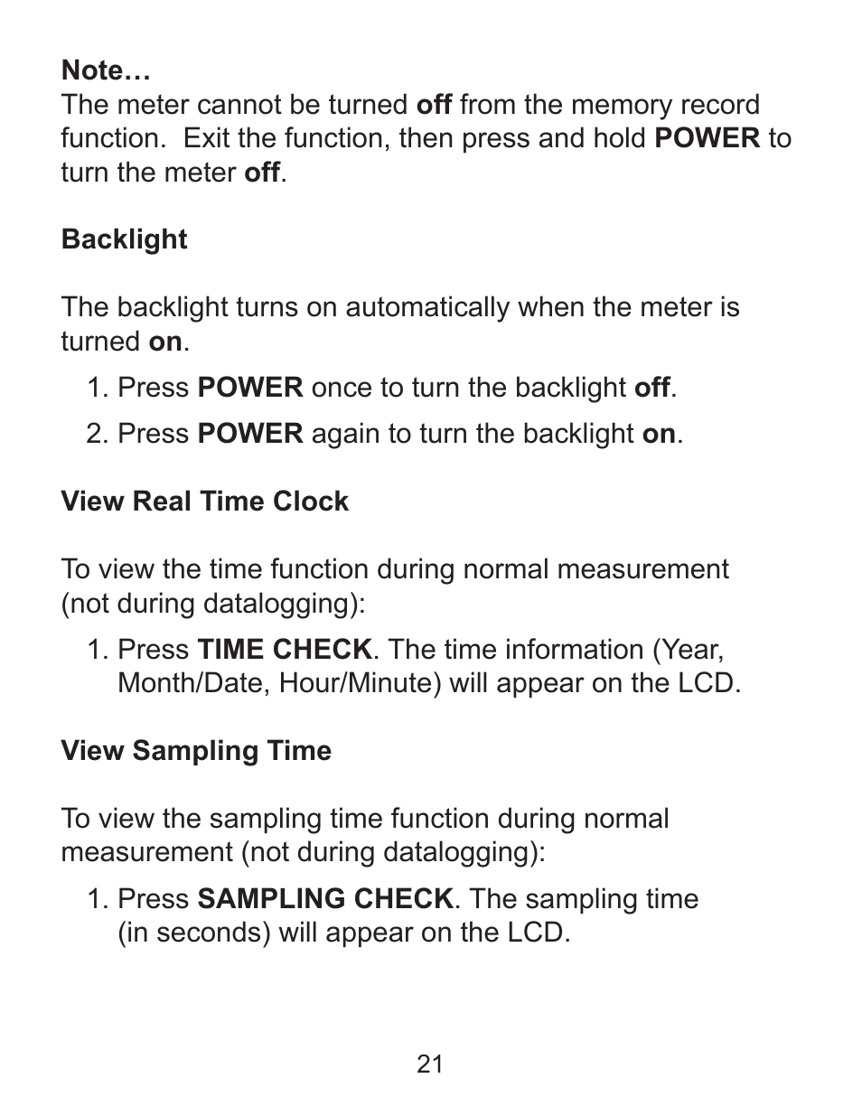 Sper Scientific 850071 Environmental Quality Meter User Manual | Page 21 / 36