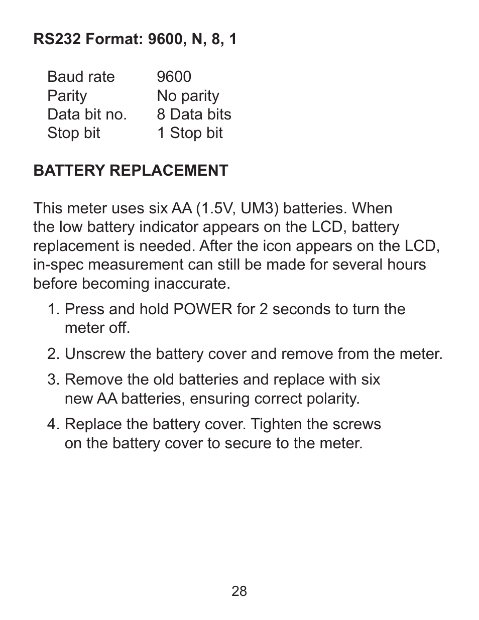 Sper Scientific 850071 Environmental Quality Meter User Manual | Page 28 / 36