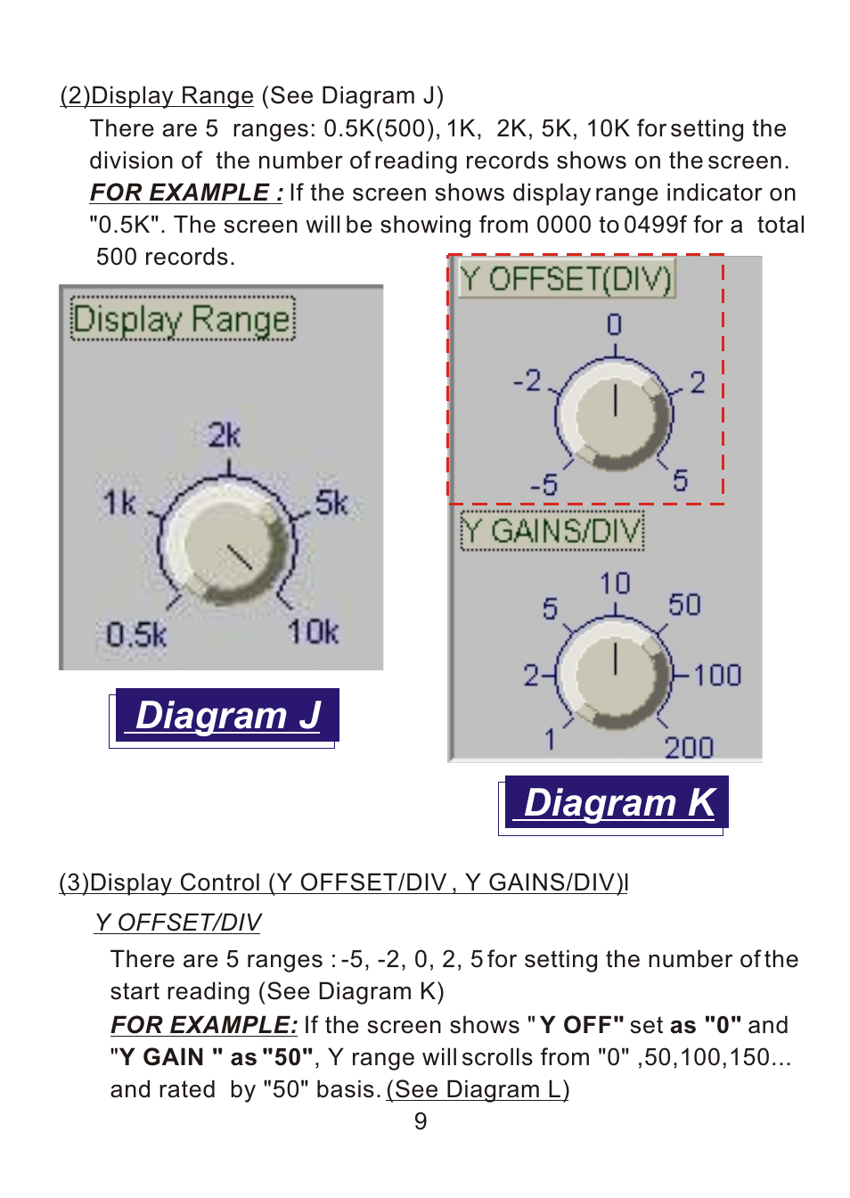 Diagram j, Diagram k | Sper Scientific 840052 Data Acquisition Software User Manual | Page 11 / 26