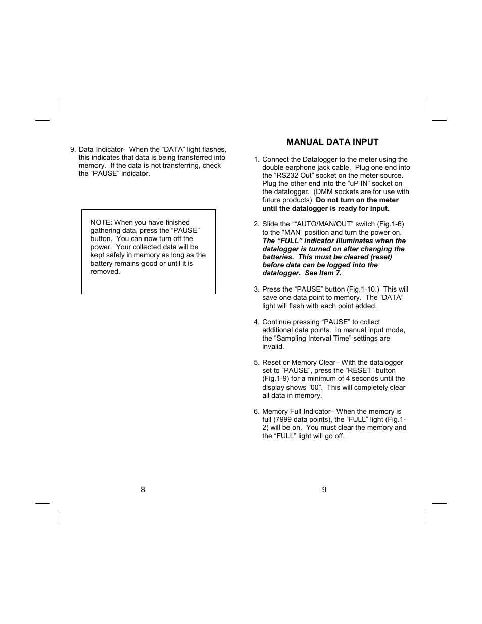 Sper Scientific 840051 Datalogger User Manual | Page 8 / 8