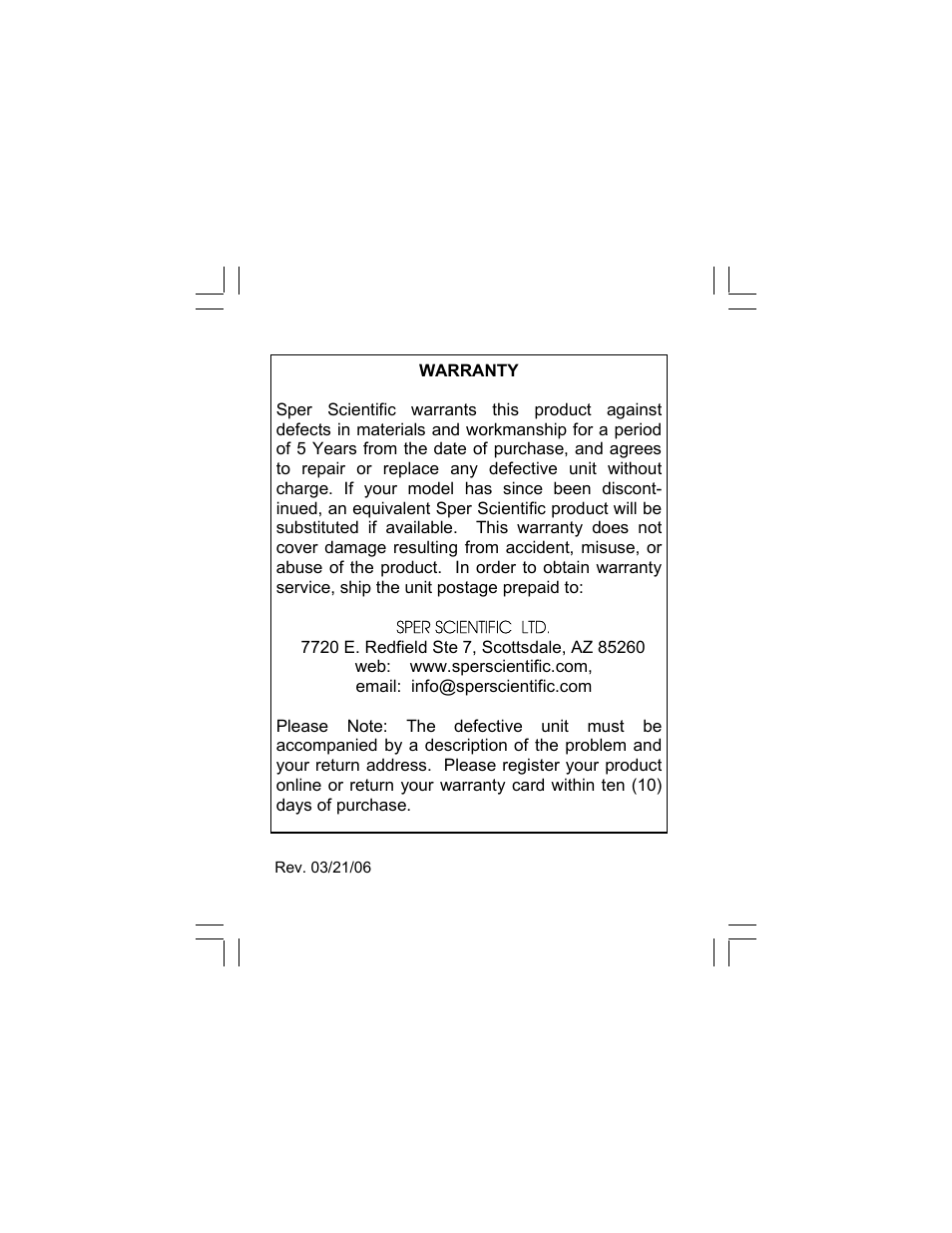 Sper Scientific 330004 Microscope Pen User Manual | Page 2 / 2