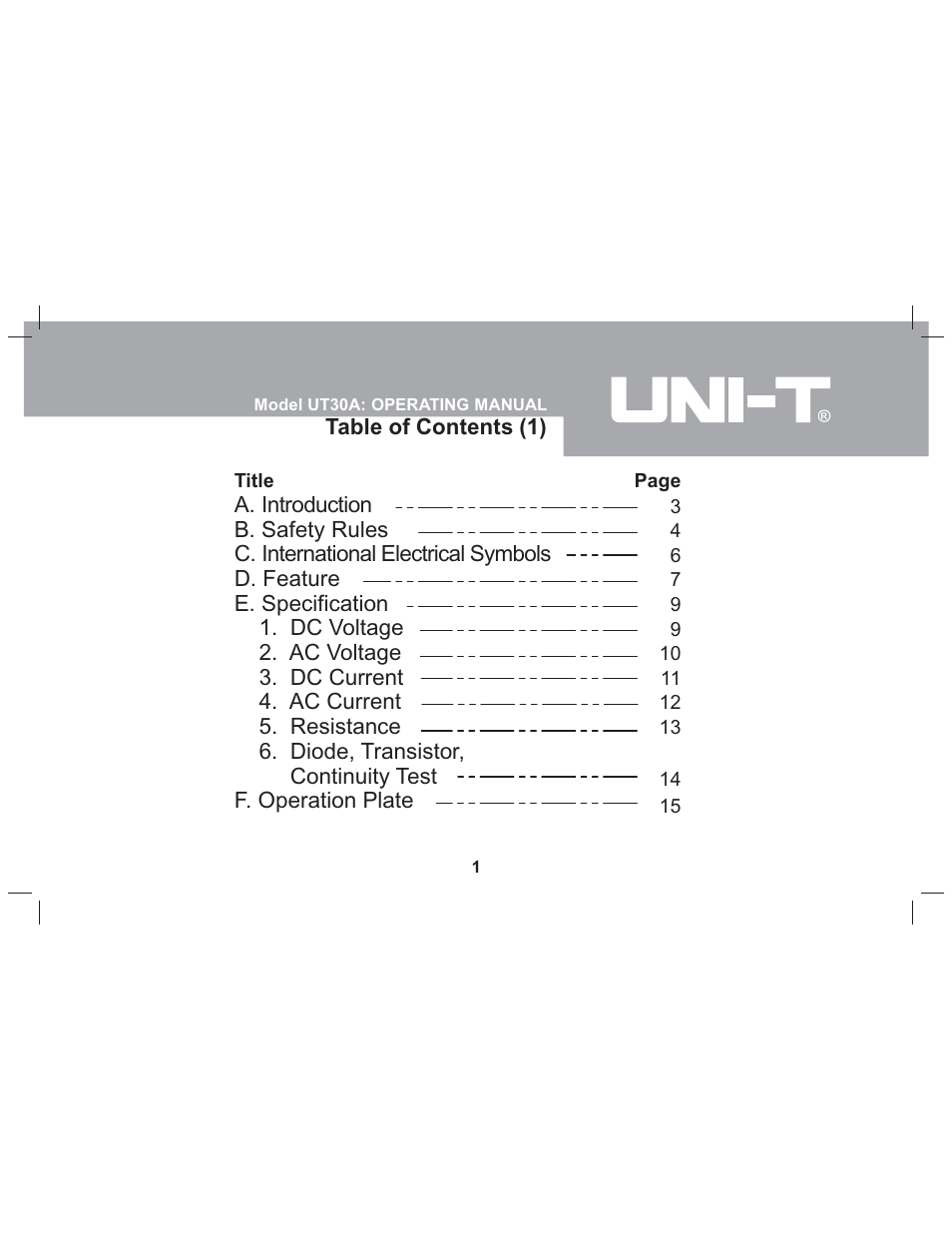 Sper Scientific 840073 Multimeter - Auto-Ranging User Manual | 32 pages