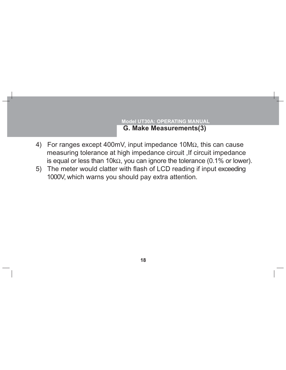 Sper Scientific 840073 Multimeter - Auto-Ranging User Manual | Page 18 / 32