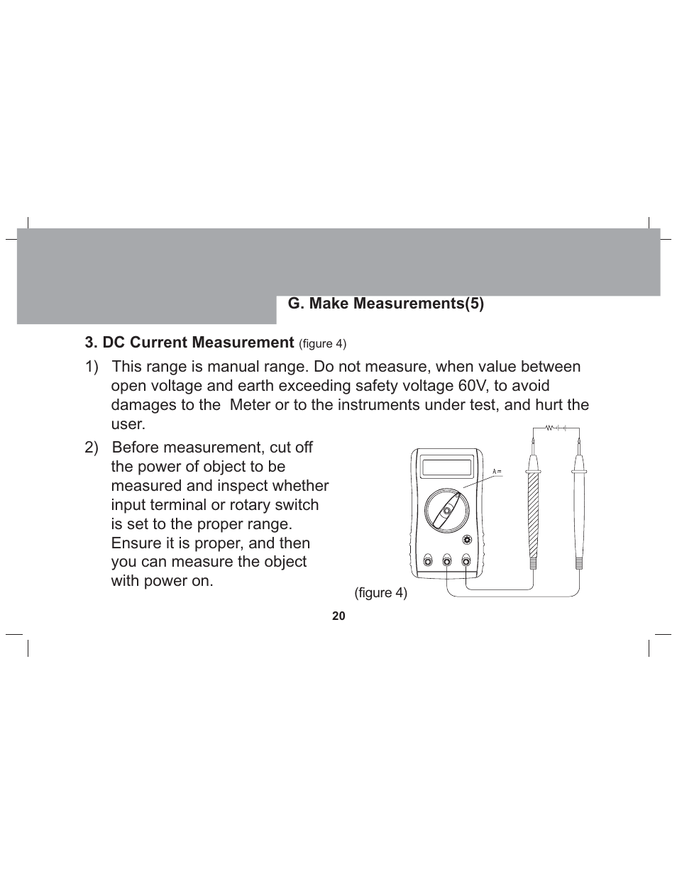 Sper Scientific 840073 Multimeter - Auto-Ranging User Manual | Page 20 / 32