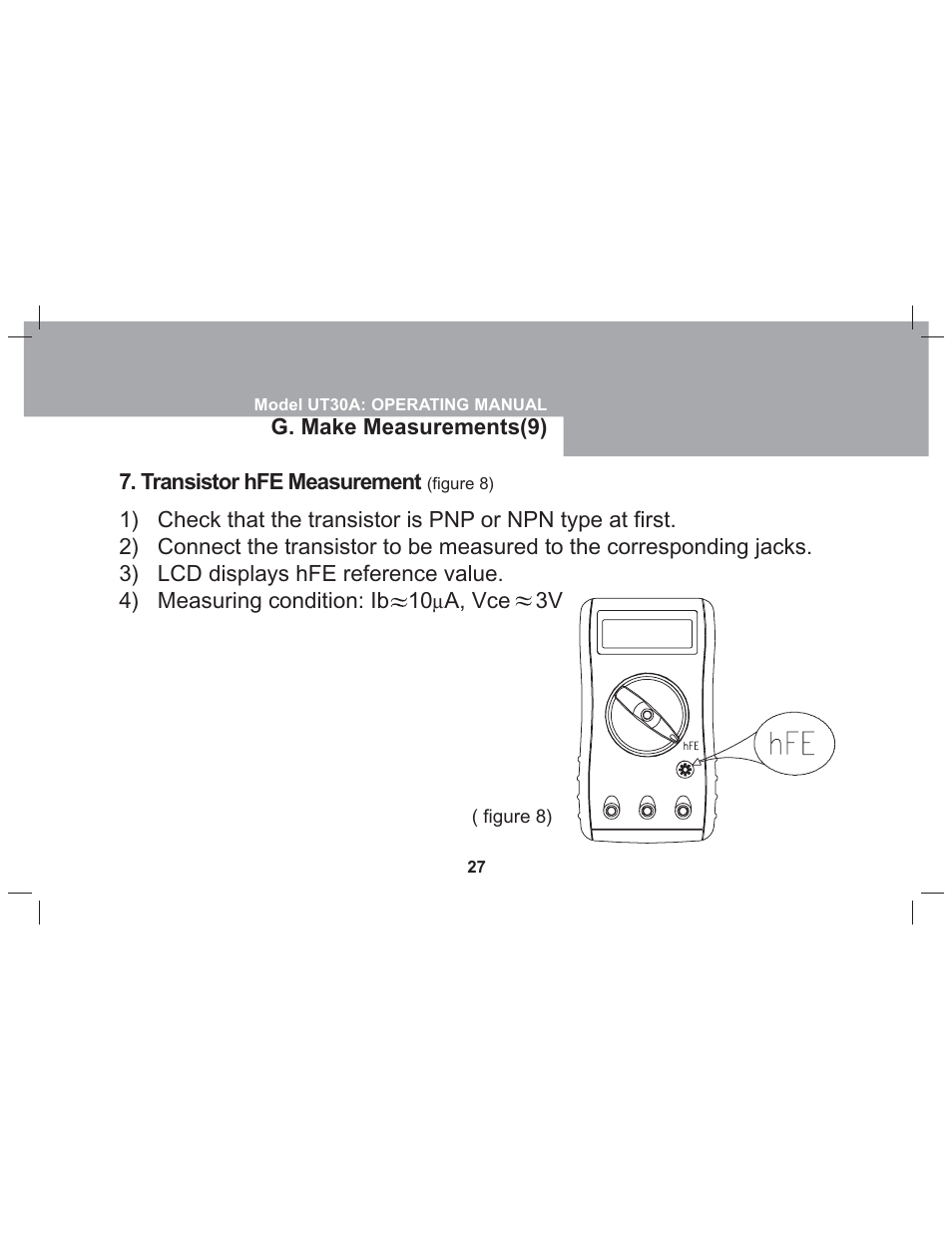 Sper Scientific 840073 Multimeter - Auto-Ranging User Manual | Page 27 / 32