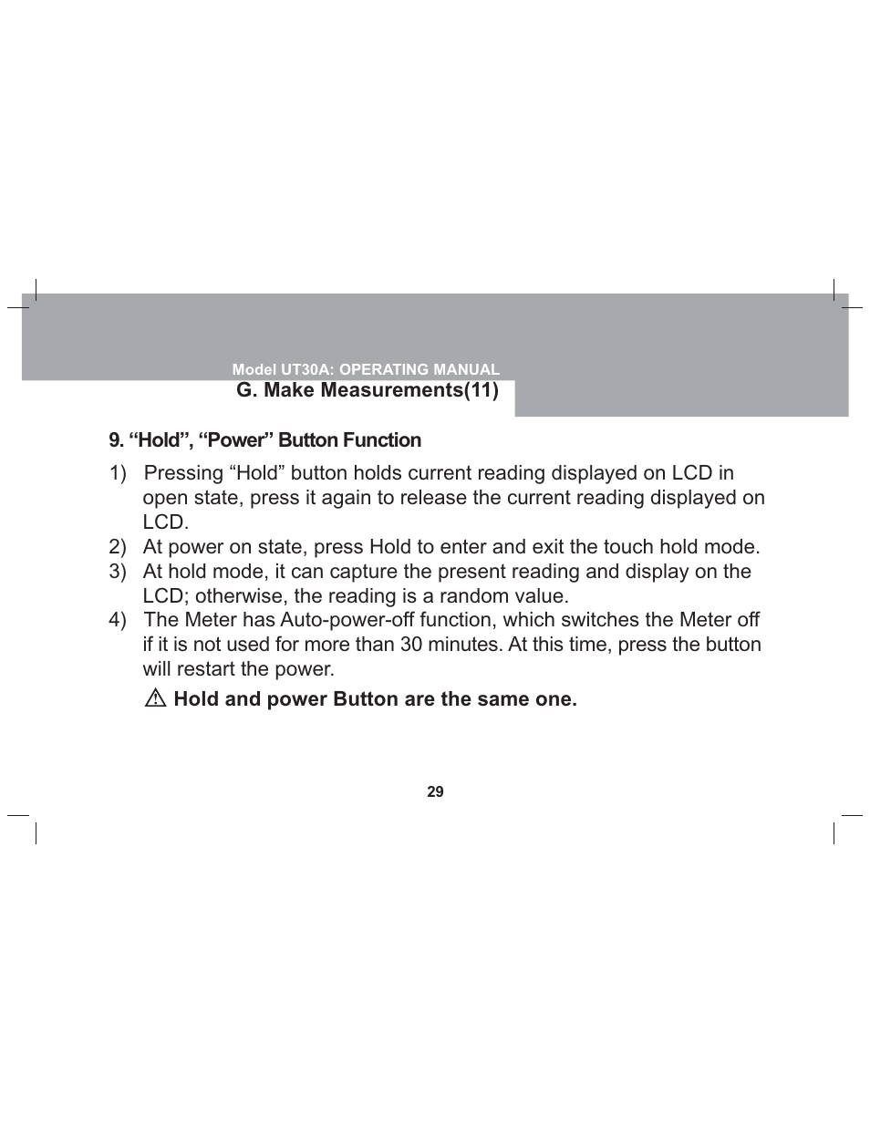 Sper Scientific 840073 Multimeter - Auto-Ranging User Manual | Page 29 / 32