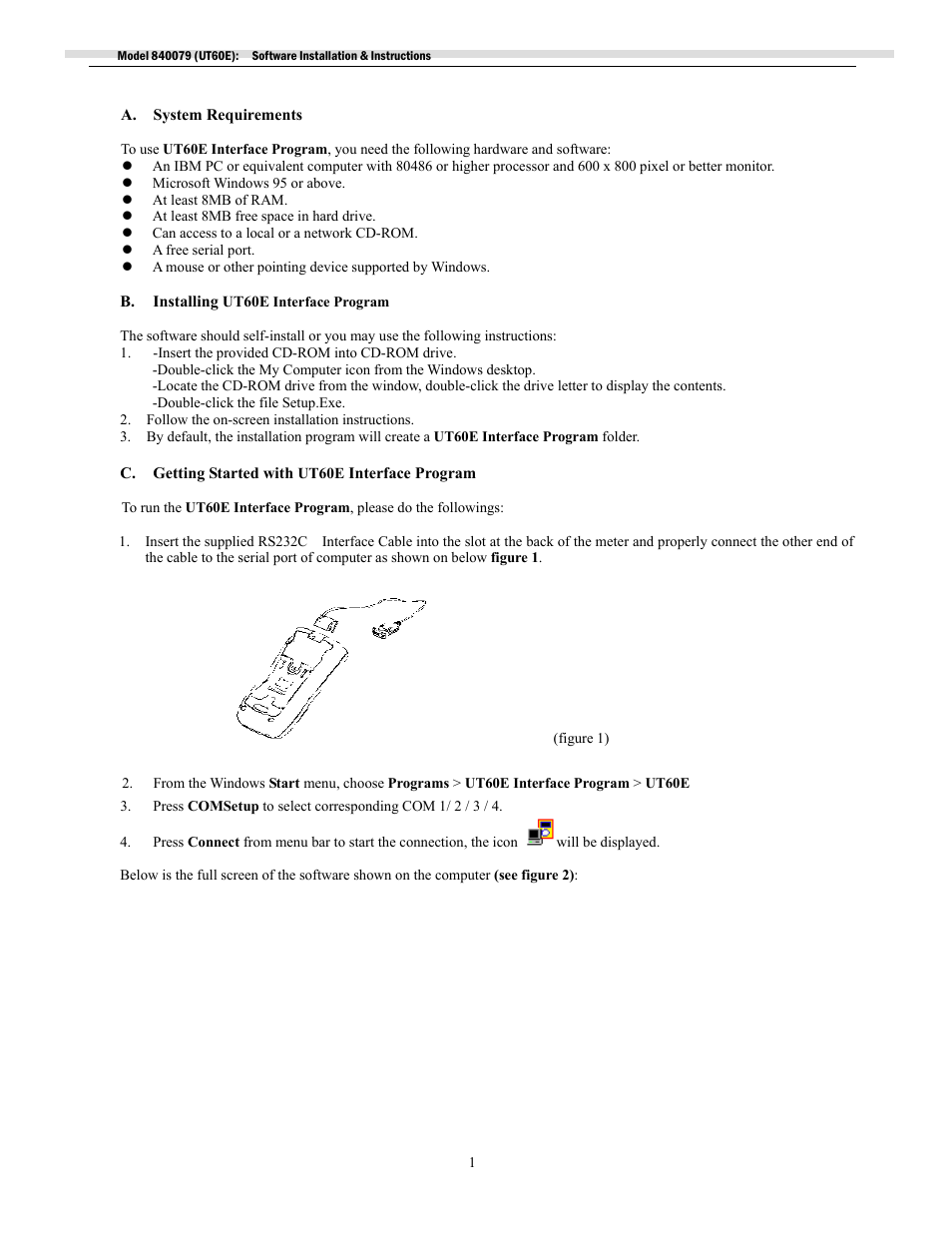 Sper Scientific 840079 Multimeter with True RMS User Manual | 4 pages