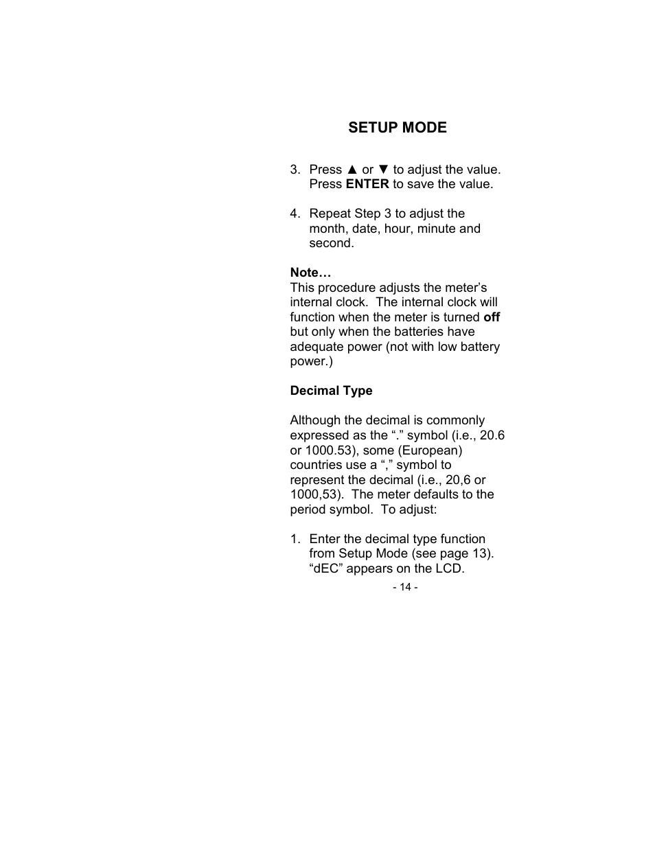 Sper Scientific 850007 Visible Light SD Card Logger User Manual | Page 14 / 44