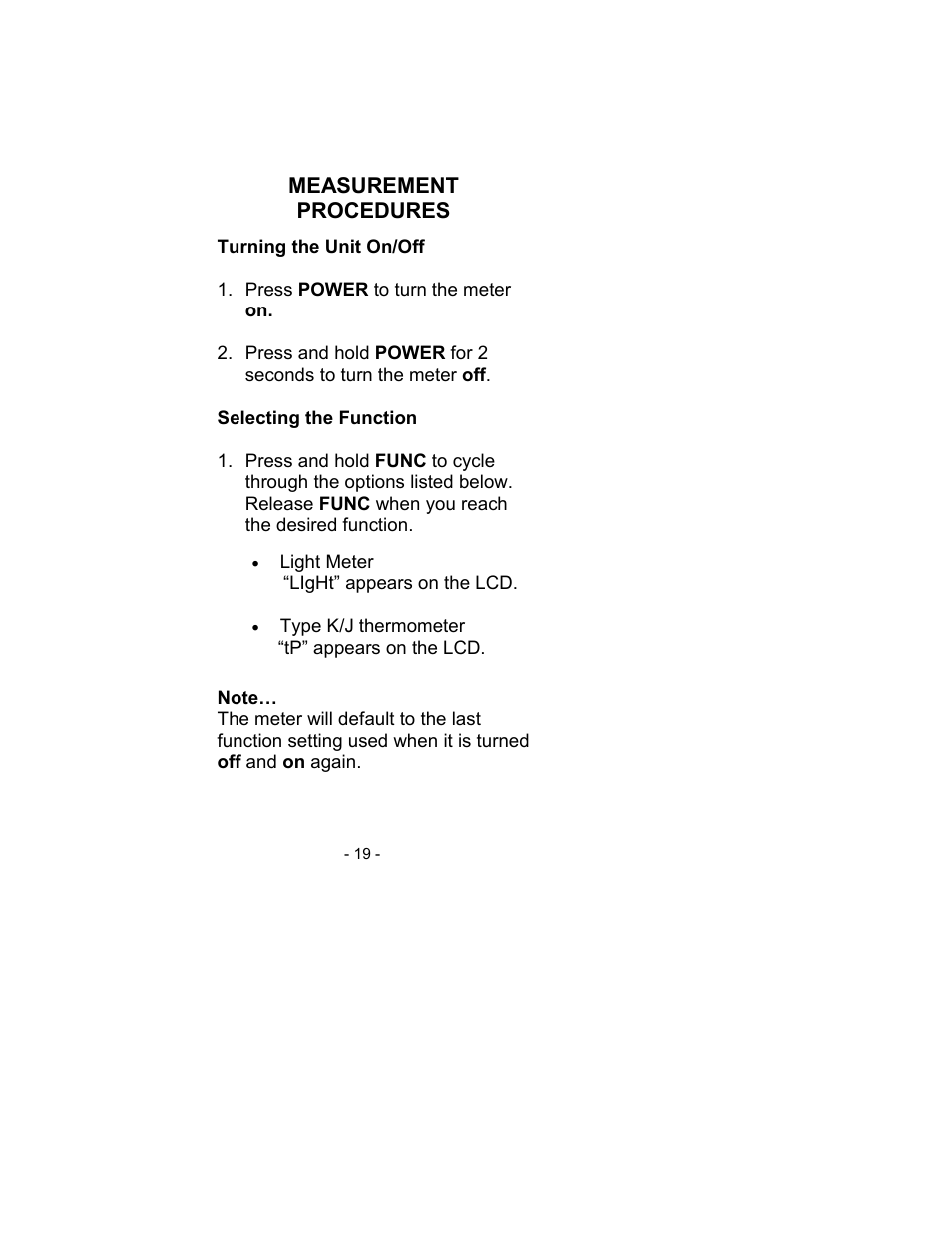 Sper Scientific 850007 Visible Light SD Card Logger User Manual | Page 19 / 44
