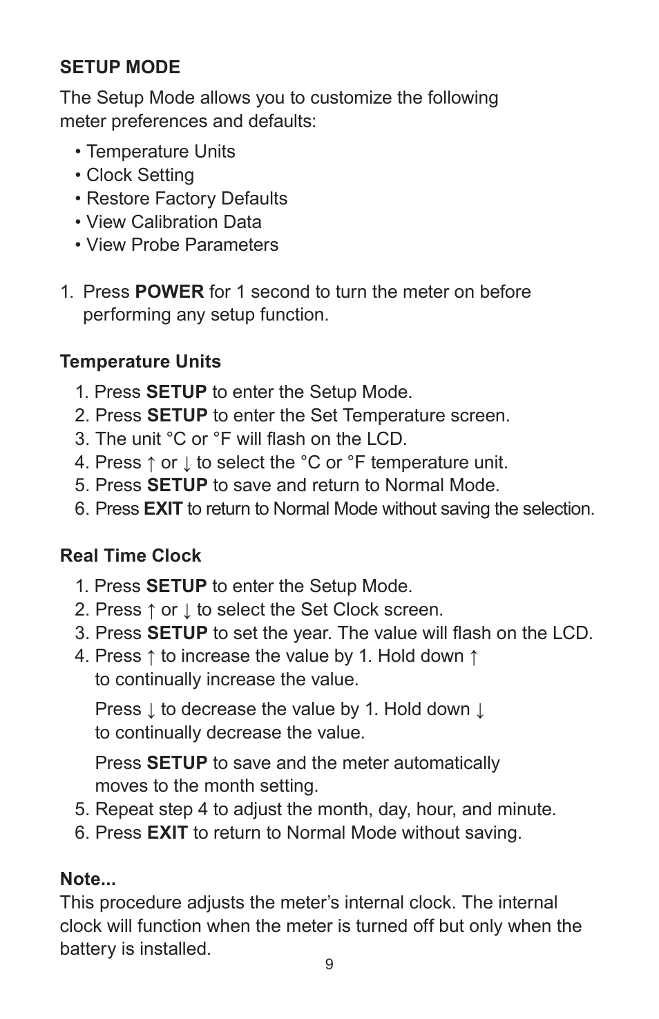 Sper Scientific 850057K AquaShock pH Kit User Manual | Page 9 / 16