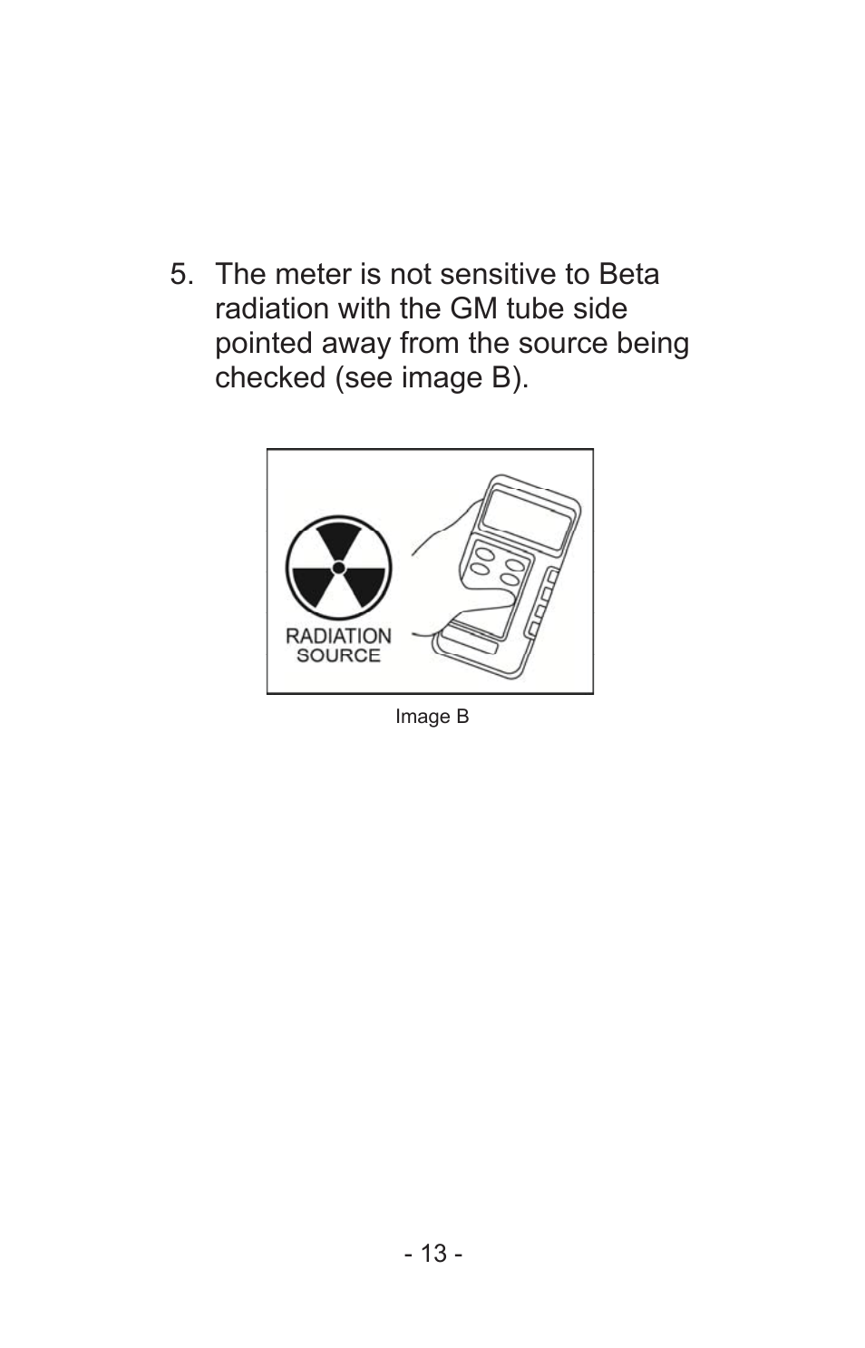 Checking for surface contamination | Sper Scientific 840024 Digital Radiation Meter User Manual | Page 13 / 24