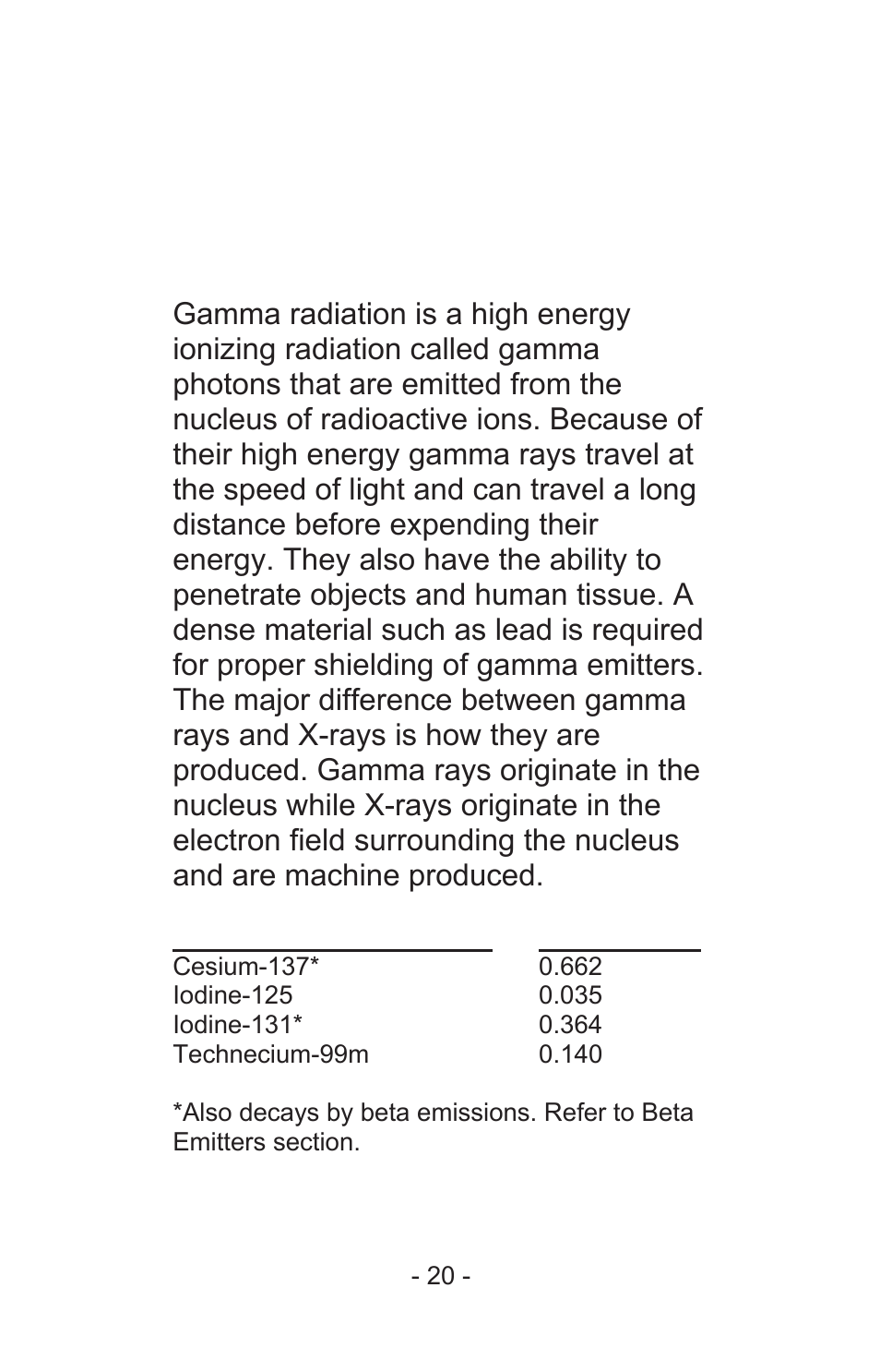 Radiation and radioactivity | Sper Scientific 840024 Digital Radiation Meter User Manual | Page 20 / 24