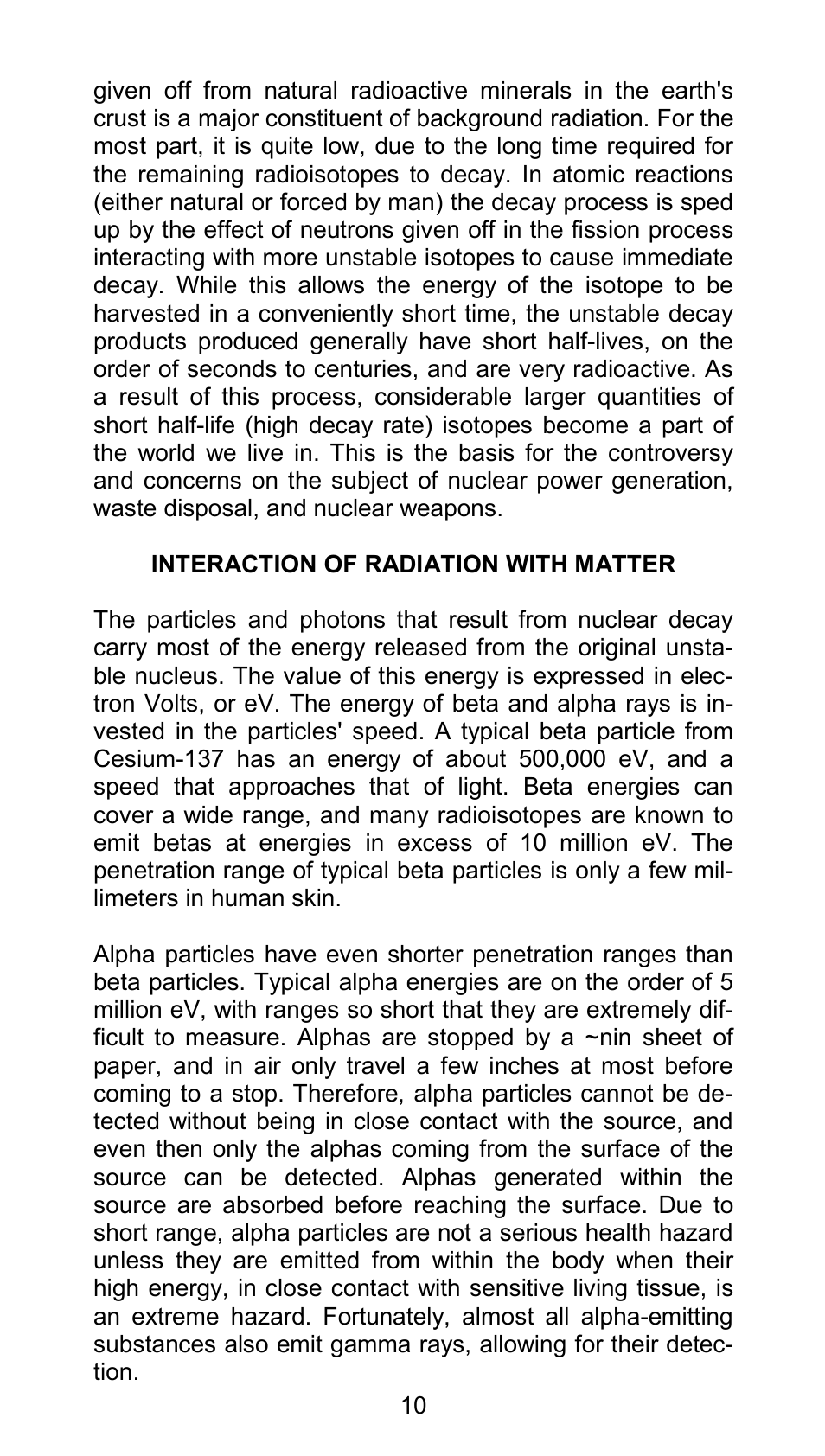 Sper Scientific 840026 Radiation Detection Meter User Manual | Page 10 / 12