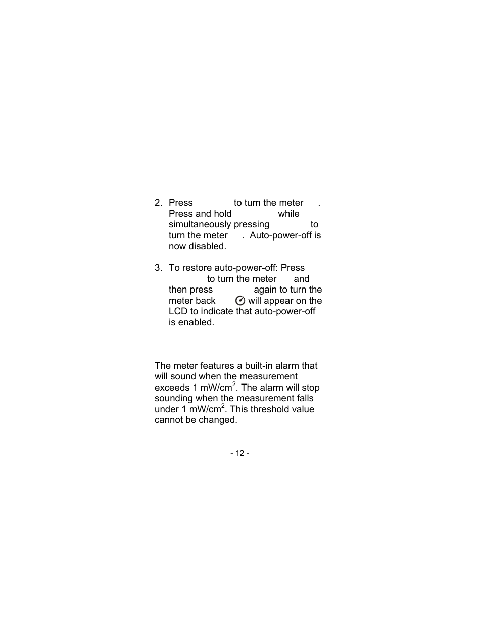 Measurement procedures | Sper Scientific 840046 RF Microwave Meter User Manual | Page 12 / 20