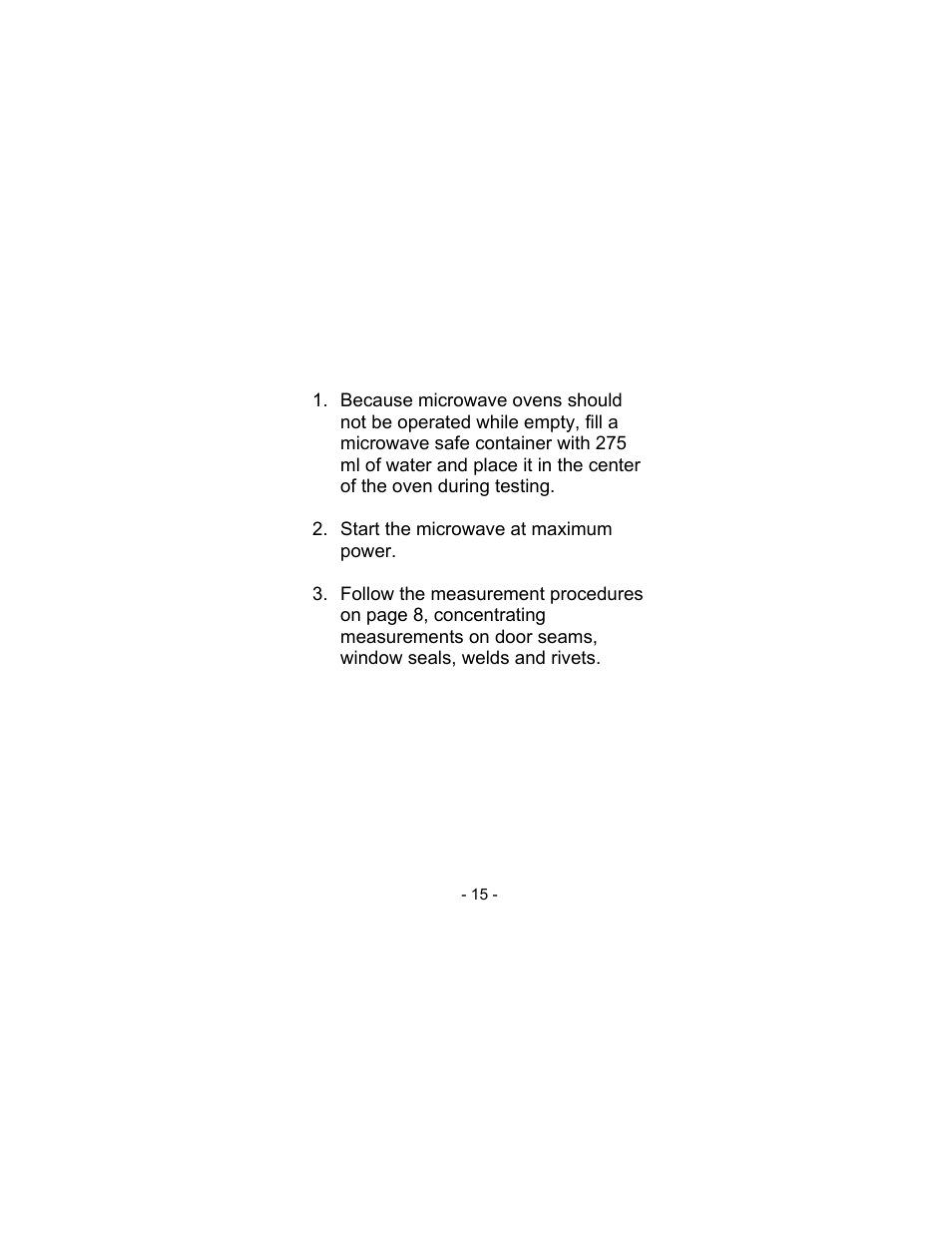Sper Scientific 840046 RF Microwave Meter User Manual | Page 15 / 20