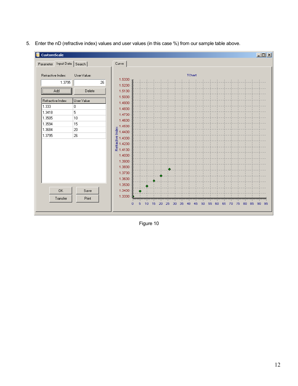 Sper Scientific 300038 Software for 300037 Refractometer User Manual | Page 12 / 19