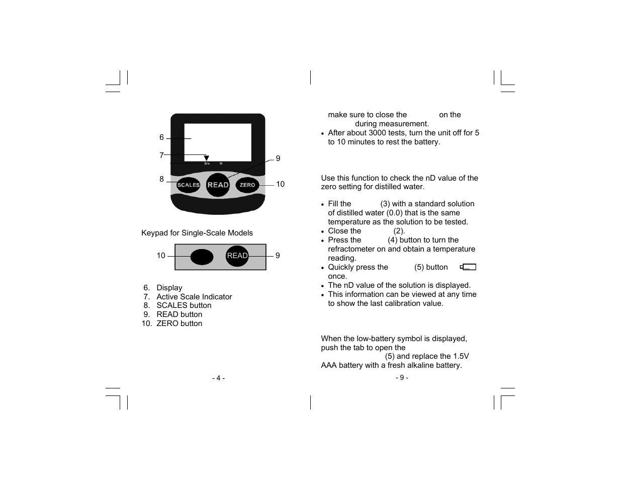 Sper Scientific 300055 Digital Refractometer Automotive User Manual | Page 4 / 6