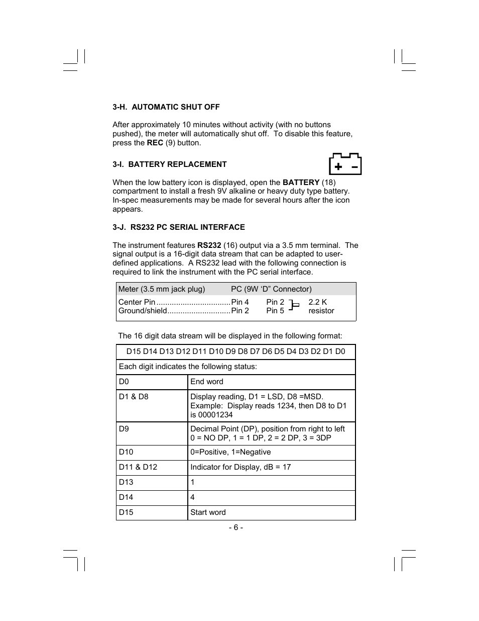 Sper Scientific 840012 Sound Meter with Detachable Probe User Manual | Page 6 / 8