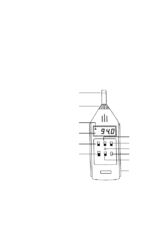 Sper Scientific 840015 Sound Meter Type 1 User Manual | Page 3 / 8